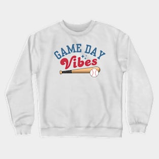 Game Day Vibes Baseball Crewneck Sweatshirt